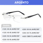 Progressive varifocal glasses with blue light filter