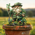 Garden Stake Forest Spirit with Natural Motif made of Acrylic