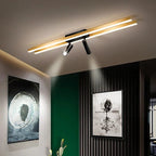 LED-Deckenleuchte mit schwenkbaren Strahlern – dimmbar