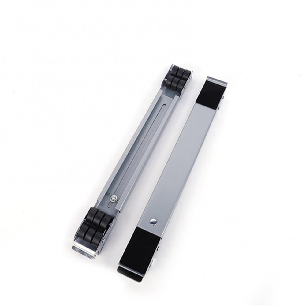 Adjustable roller base for heavy household appliances