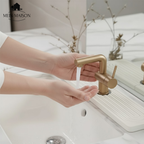 Matte made of diatomaceous earth – absorbent for kitchen and bathroom