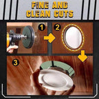 Adjustable Circle Cutter Drill Attachment – Clean Holes from 45 to 130 mm