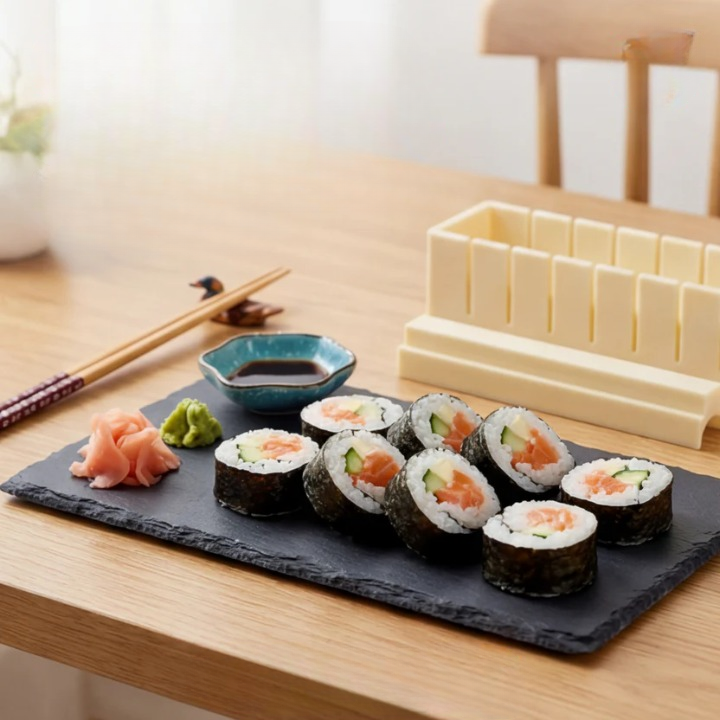 Sushi-Form-Set – Gleichmäßige Rollen ganz ohne Rolltechnik