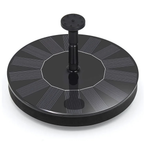 Solar fountain with 4 nozzles for birdbath and pond