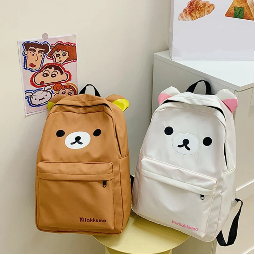 Bären-Rucksack Kawaii mit Ohren – Wasserabweisend