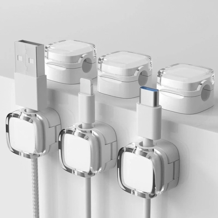 Magnetische KabelclipsOrdnung für Schreibtisch und Zuhause