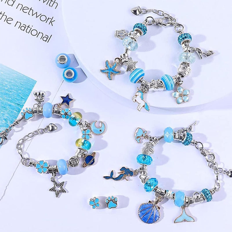DIY Armband-Bastelset für Kinder mit Perlen und Anhängern