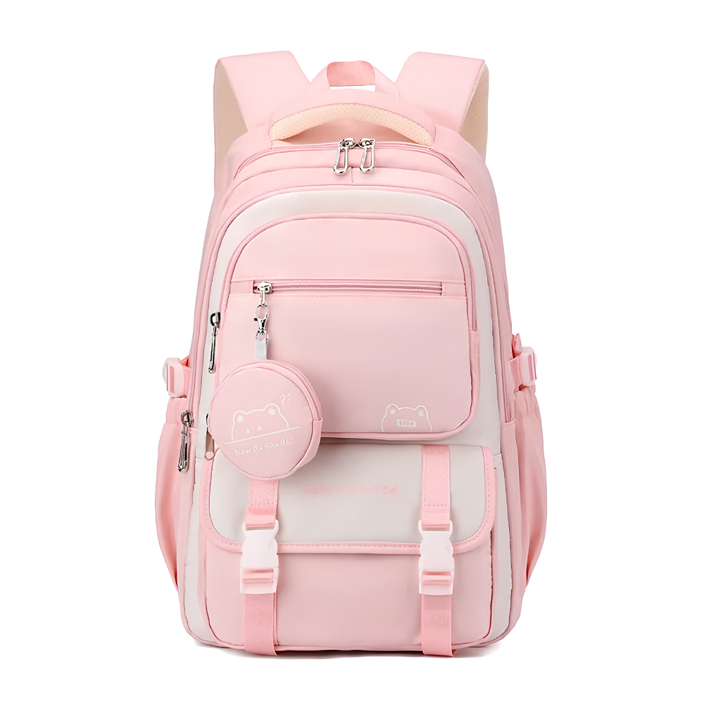 Kawaii Schulrucksack mit mehreren Fächern und Mini-Tasche