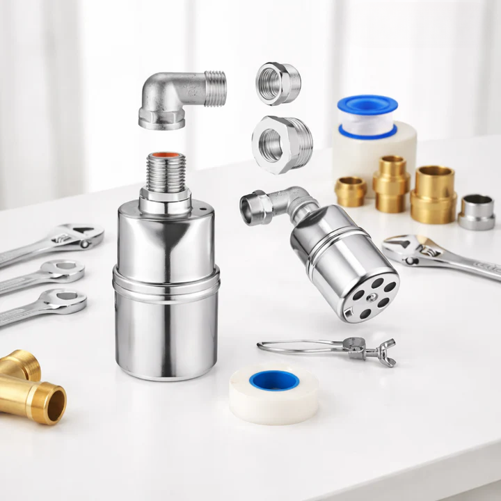 Automatic float valve – stainless steel, without electricity