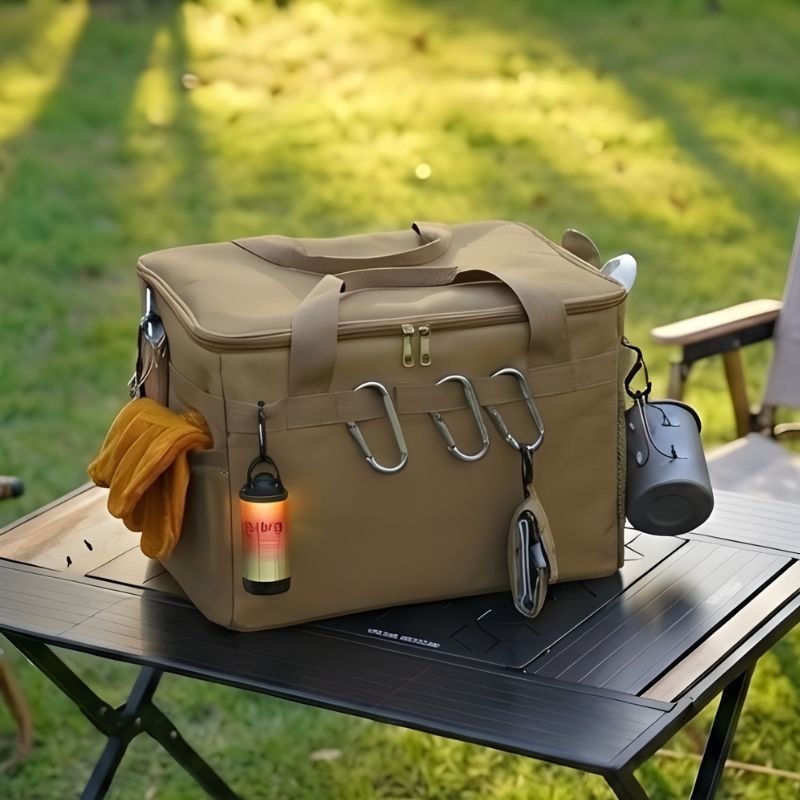 Camping storage bag waterproof with PVC bottom