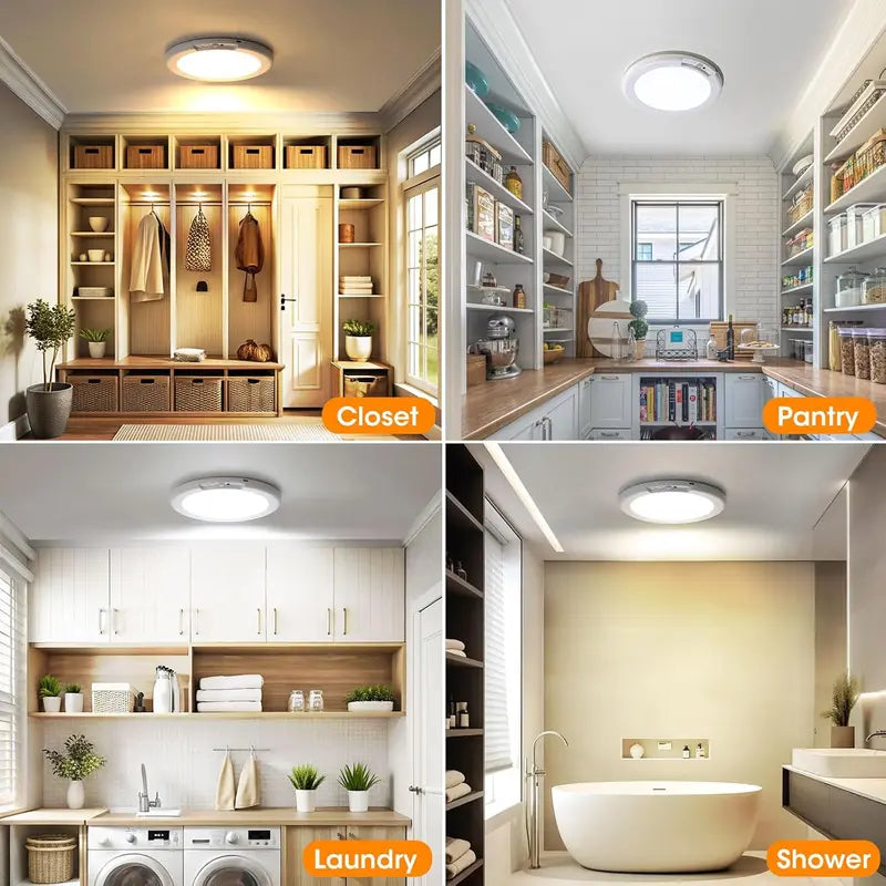 LED-Deckenleuchte mit Bewegungsmelder – Magnetische Montage