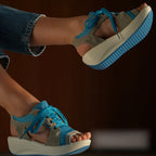 Women's sandals with laces – lightweight and breathable