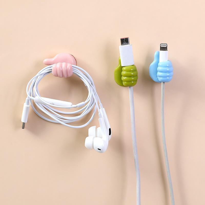 Thumbs-Up Cable Holder made of ABS Plastic