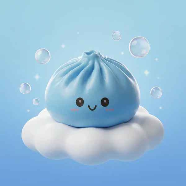 Squishy Dumpling Spielzeug mit Kawaii-Design