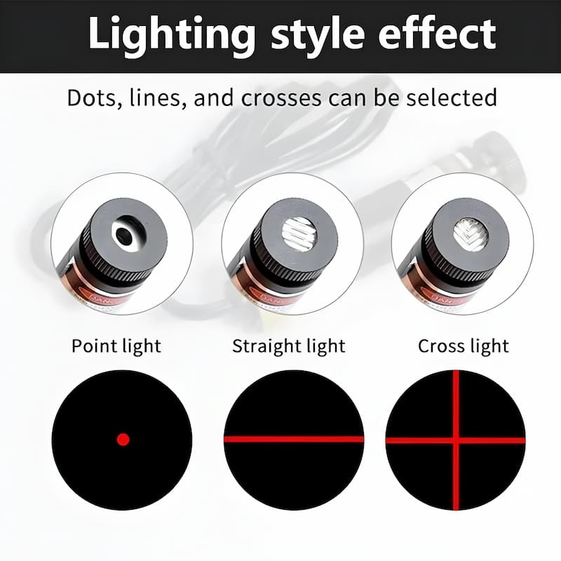 Magnetic Laser Sewing Guide with LED Light for Sewing Machines