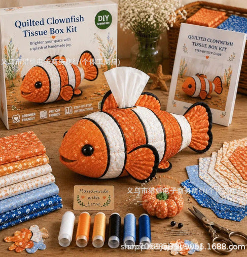 Taschentuchbox-Hülle DIY-Set mit Tierdesign