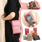 RFID Protection Crossbody Bag made of PU Leather with Anti-Theft Design