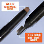 Augenbrauen-Styling-Stift 2-in-1 mit Bürste
