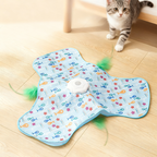 Cat Play Mat with Hidden Spring – Interactive Hunting Game