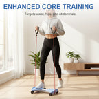 Twist stepper with resistance bands – Full-body workout at home