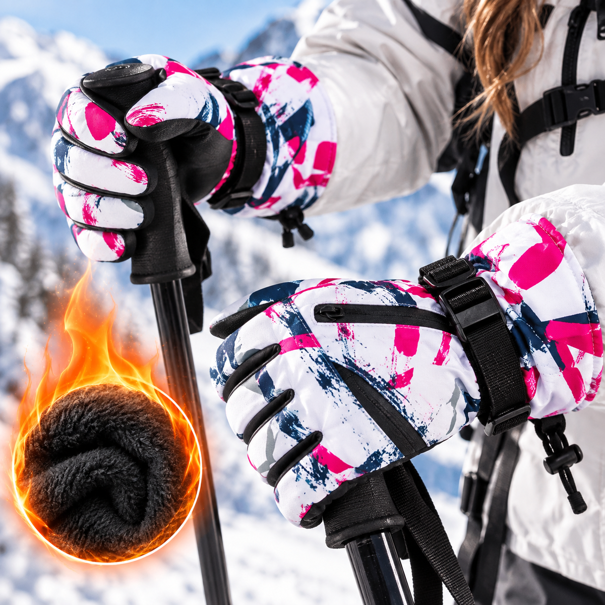 Skihandschuhe Touchscreen wasserdicht isoliert