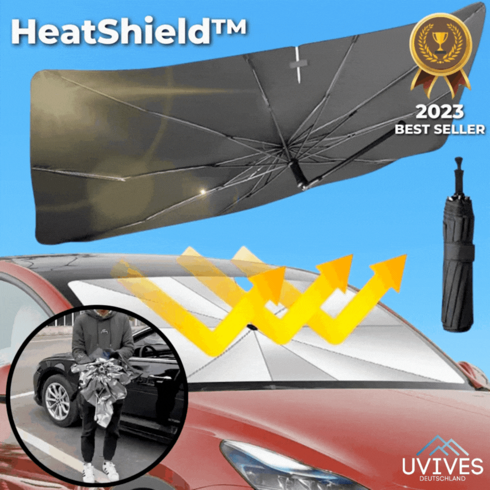 Car Sunshade with 360° Rotating Handle – UV Protection
