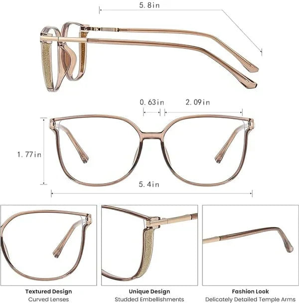 Progressive Lesebrille mit Blaulichtfilter