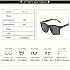 Sonnenbrille Y2K-Stil mit polarisierten Gläsern