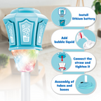 Seifenblasenmaschine LED mit Fernbedienung