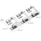 Säumerfuß-Set 3-teilig aus Edelstahl für Nähmaschinen