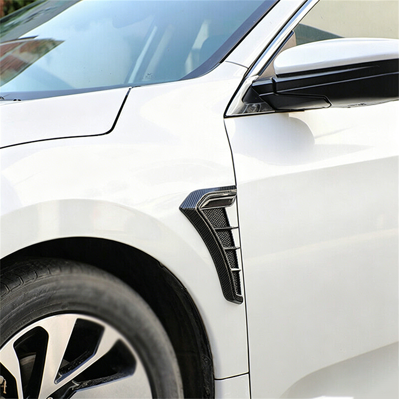 Auto Seitenschlitze Karbon-OptikDekorative Lüftungsblenden