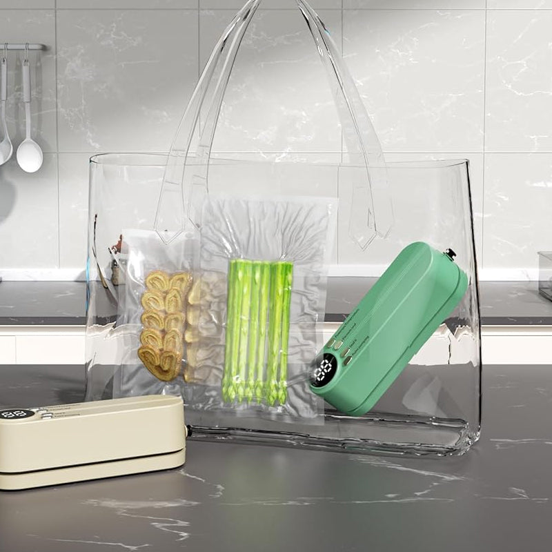 Cordless Vacuum Sealer with Display – Compact and Rechargeable