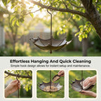 Metal Bird Bath Umbrella Design – Hanging for Garden