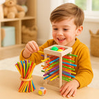 Holzstäbchen-Stapelspiel 3-in-1 – Fähigkeitenaufbau -   Mivoza Deutschland