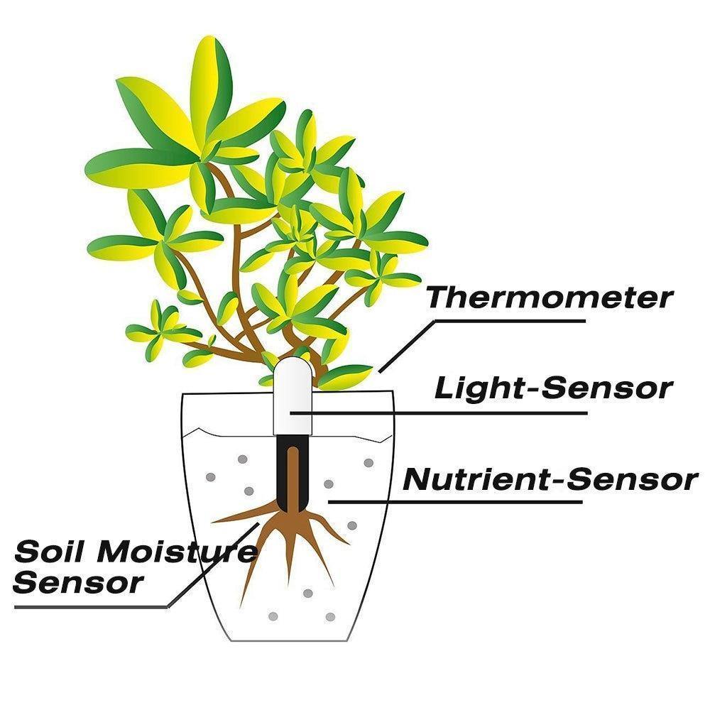 Plant sensor Bluetooth with app control