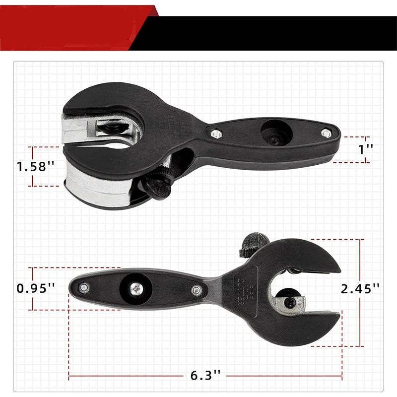 Rohrschneider Ratsche für Kupfer, PVC und Edelstahl