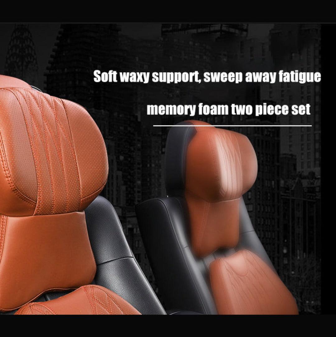 Car Neck Pillow with Memory Foam – Ergonomic Headrest