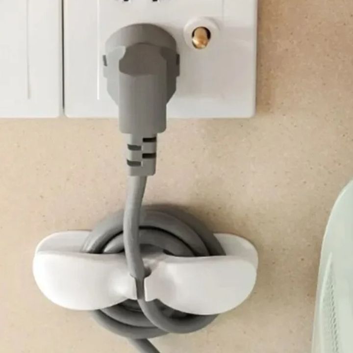 Self-adhesive cable organizer 10-piece set