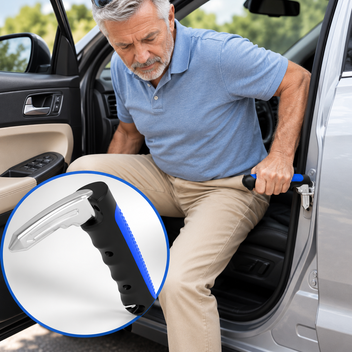 Einstiegshilfe Auto Haltegriff für Tür – Sicherer Halt beim Ein- und Ausstieg