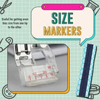 Adjustable Bias Tape Foot for Sewing Machines – Adjustable 5-20 mm