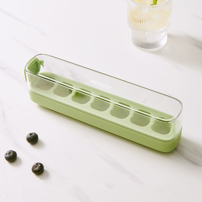 Eiswürfelform mit Pressmechanismus