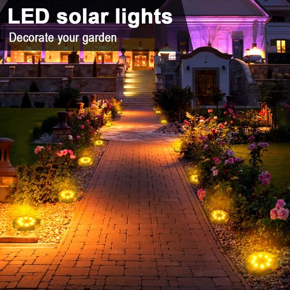 Solar Bodenleuchten LEDAutomatische Gartenbeleuchtung