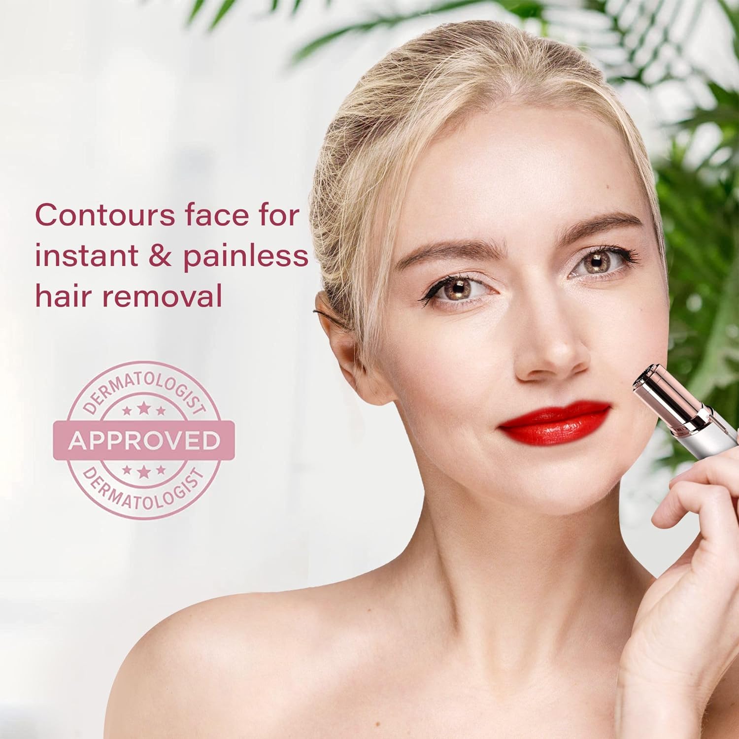 Facial Hair Remover – Painless and Precise for Face and Chin