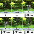 Solar Fountain for Garden & Bird Bath – Self-Starting, No Electricity, No Battery