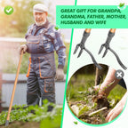 Unkrautentferner mit 4-Zinken-Klaue – Robustes Gartenwerkzeug