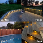 Solar patio lights with motion sensor