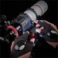 LED gloves with integrated lights