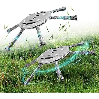 Brush Cutter Replacement Head – Durable Metal Blades, 3 or 6 Pieces