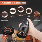 Electric Salt and Pepper Mill Set with Charging Station
