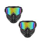 Multifunctional face protection for welding and motorcycling